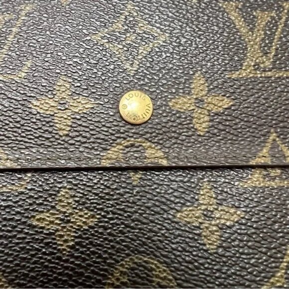 Vintage Louis Vuitton Pochette Passport Trifold Wallet Organizer Case LARGE - Picture 15 of 16